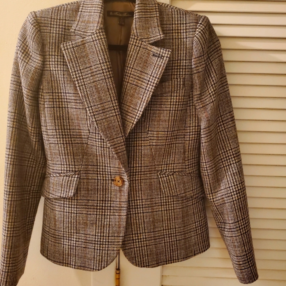 Brooks Bro.'s Gun Club Tweed English Jacket Black Label